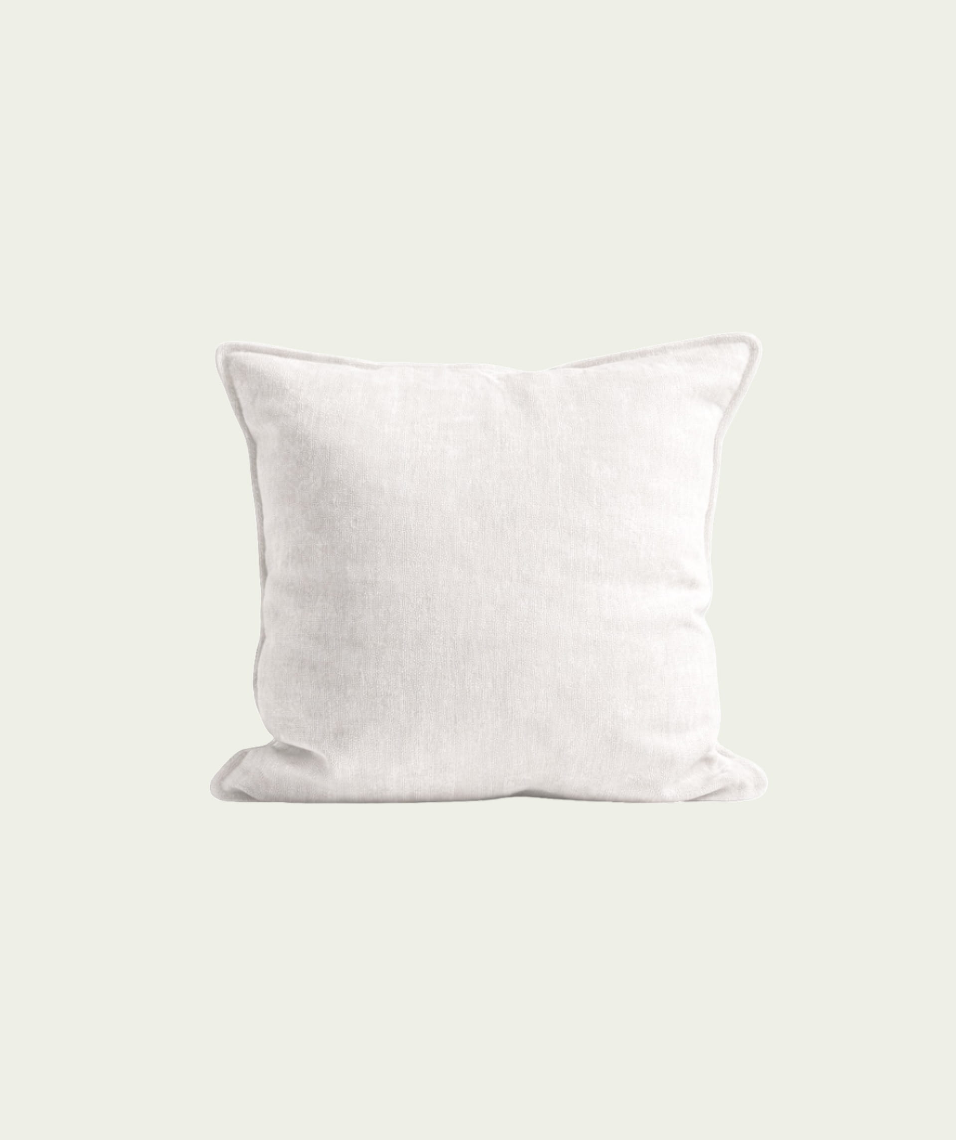 White linen cushion