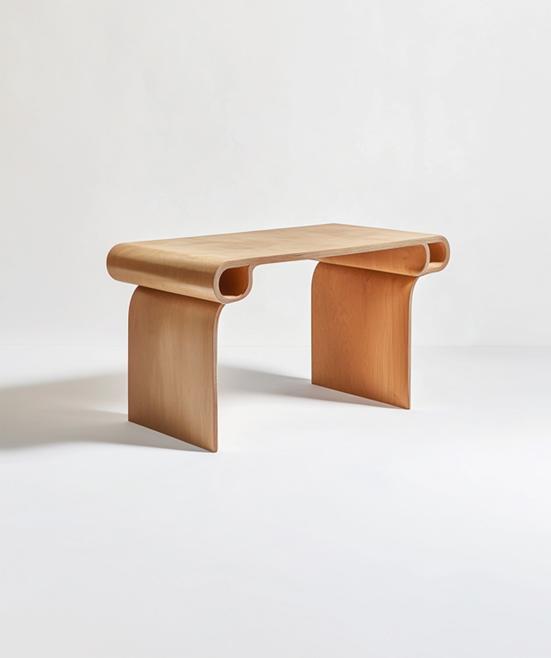 Oak writing desk with drawers - Image 4