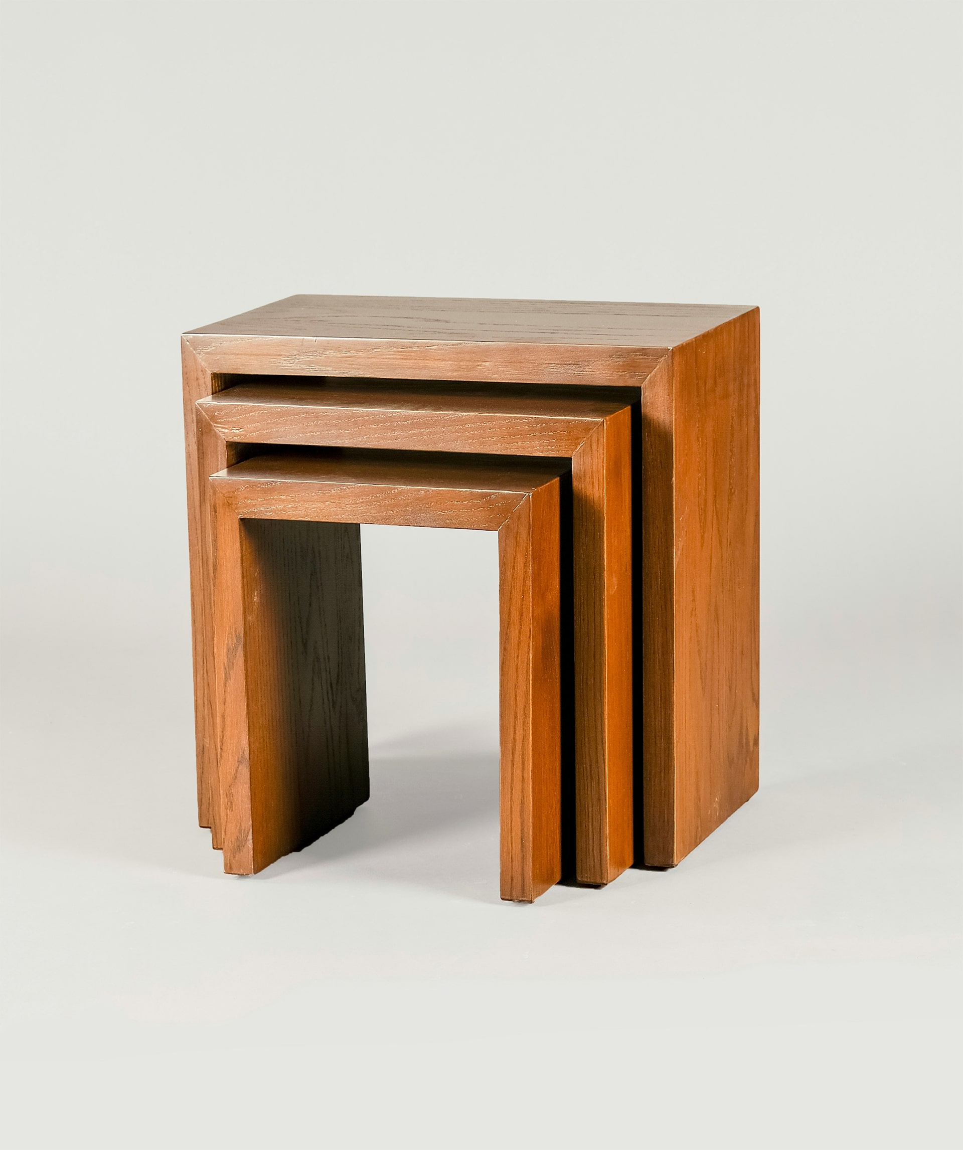Oak writing desk with drawers - Image 2